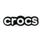 جیبیتز اورجینال نوشته crocs سفید مشکی