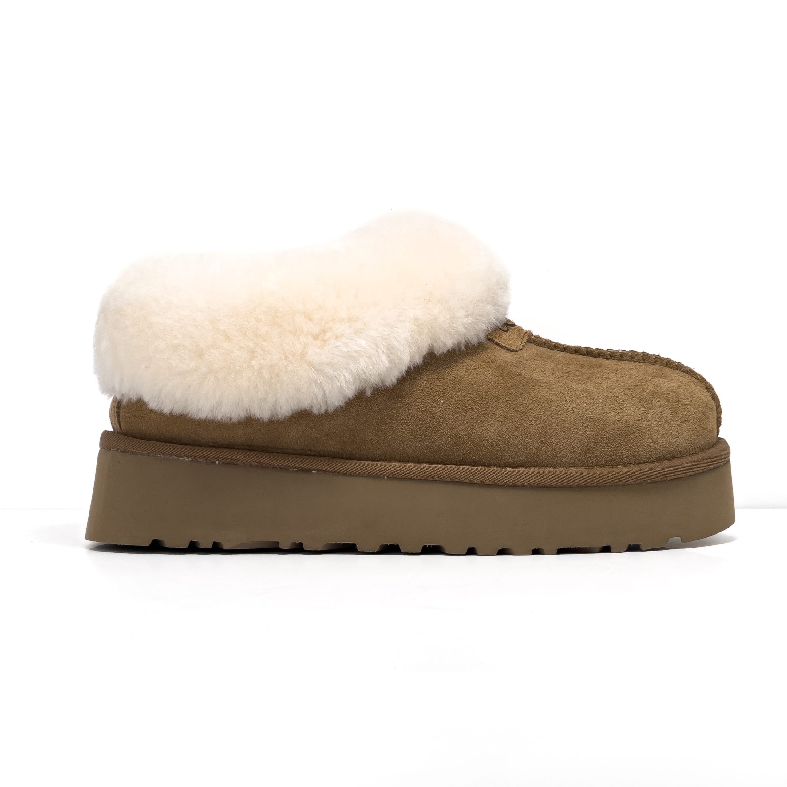 IMG_4135 UGG اورجینال ساق کوتاه خزدار رنگ قهوه ای - Image 1