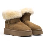 UGG اورجینال ساقدار خزدار رنگ قهوه ای - Image 2