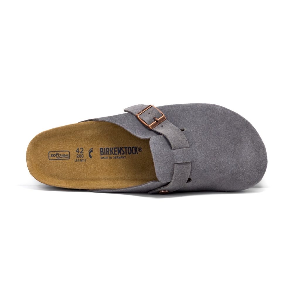 بیرکن استاک بوستون طوسی زنانه و مردانه | Birkenstock Boston