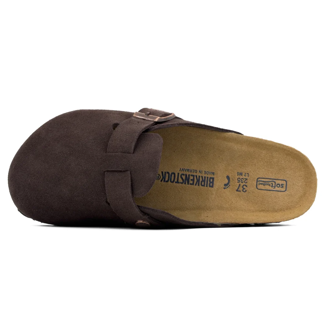 بیرکن استاک بوستون قهوهای زنانه و مردانه | Birkenstock Boston