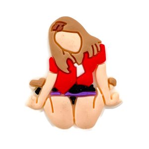 جیبیتز کراکس طرح دختر نشسته لب دریا