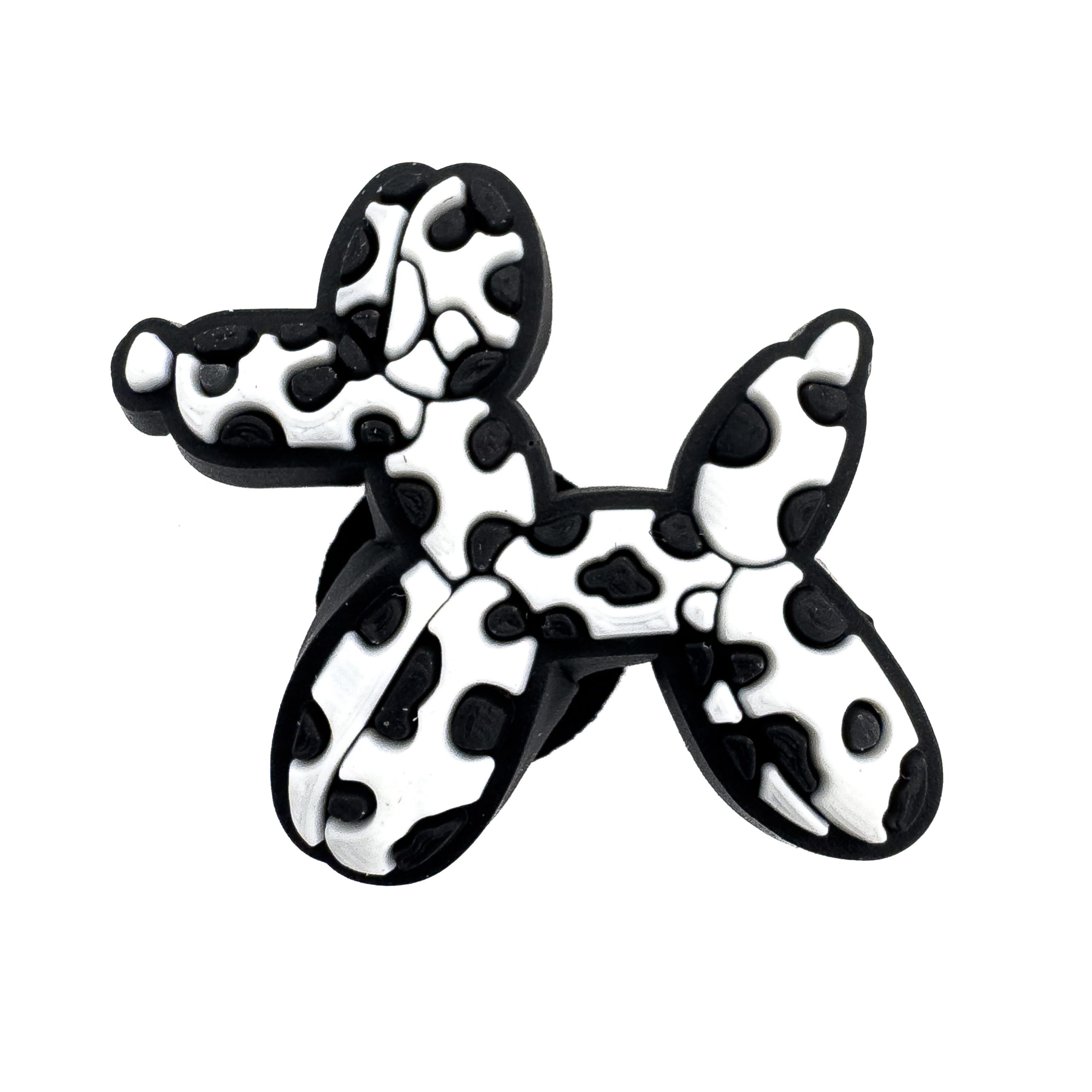 TOOPACROCS-JIBITTS (66) جیبیتز کراکس طرح سگ بادکنکی مشکی سفید
