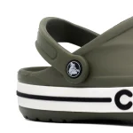 کراکس بایابند سبز زیتونی سفید زنانه | Crocs Bayaband - تصویر 7