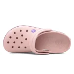 کراکس کروکبند صورتی سفید زنانه | Crocs Crocband - تصویر 2