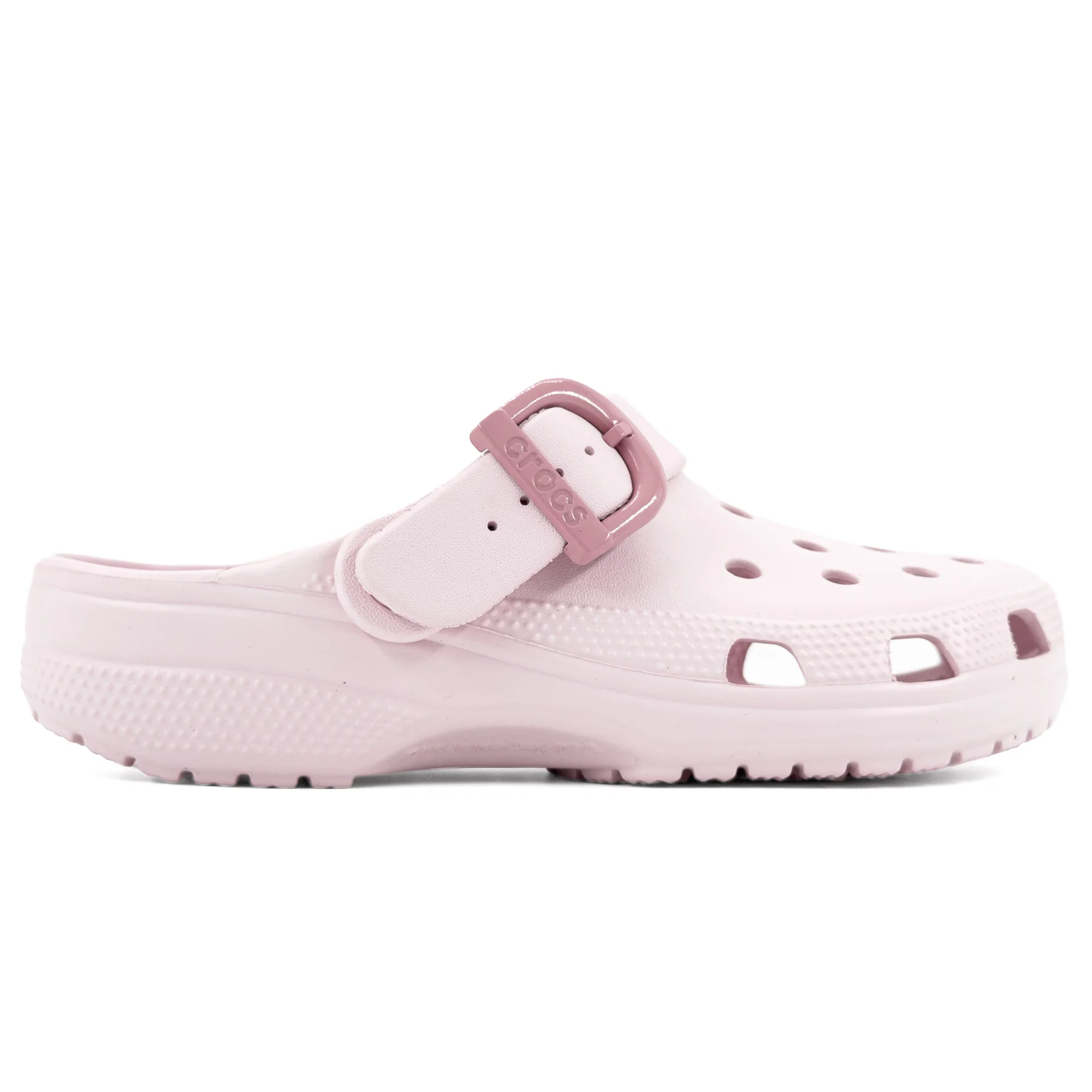 toopacrocs-buckle-CLOG (7) کراکس باکل صورتی زنانه با سگک قابل تنظیم