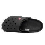 کراکس کروکبند مشکی سفید زنانه و مردانه | Crocs Crocband - تصویر 3