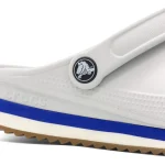 کراکس کروکبند رانر طوسی نوار آبی زنانه و مردانه | Crocs Crocband Runner - تصویر 6