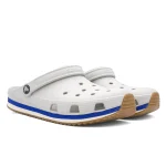 کراکس کروکبند رانر طوسی نوار آبی زنانه و مردانه | Crocs Crocband Runner - تصویر 7