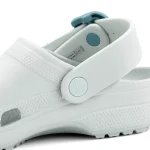 کراکس باکل سفید آبی زنانه | Crocs Buckle Clog - تصویر 3