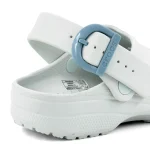 کراکس باکل سفید آبی زنانه | Crocs Buckle Clog - تصویر 4