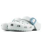 کراکس باکل سفید آبی زنانه | Crocs Buckle Clog - تصویر 6