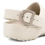 کراکس کلاسیک انامل باکل کرم زنانه | Crocs Classic Enamel Buckle - تصویر 5