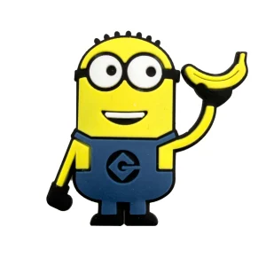 جیبیتز کراکس طرح مینیون با موز | Minion with Banana Jibbitz