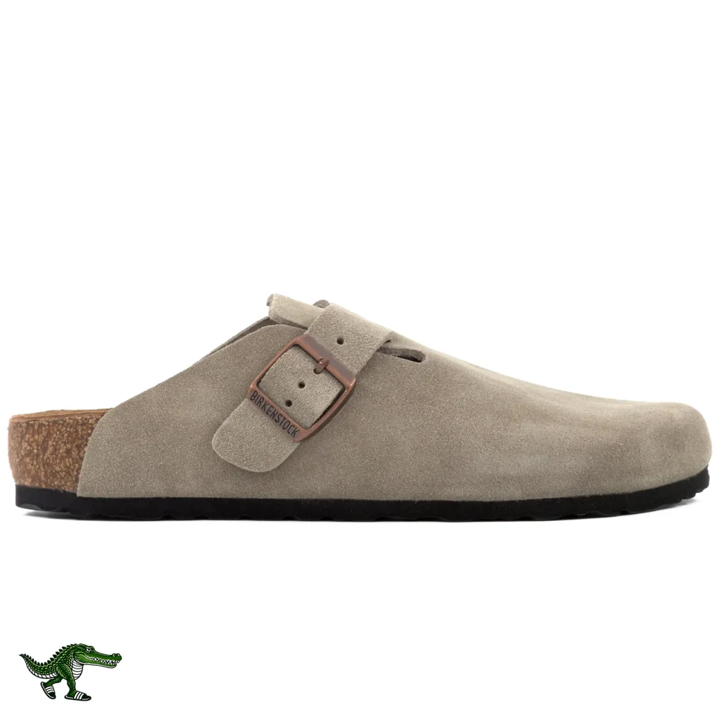 بیرکن استاک بوستون خاکی زنانه | Birkenstock Boston