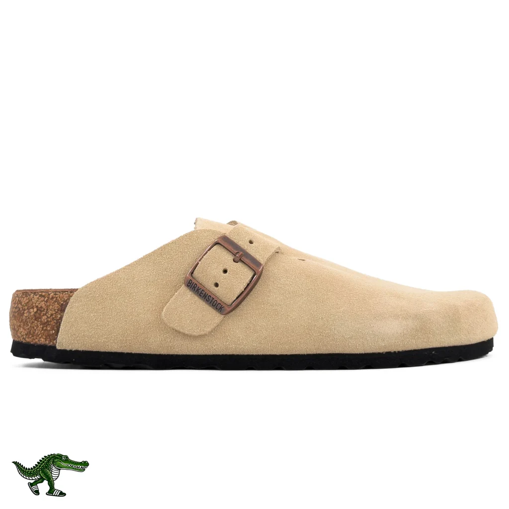 بیرکن استاک بوستون کرم زنانه | Birkenstock Boston